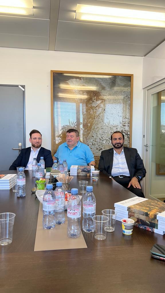 Andranik Ghazarian with (Dispatch: Received in the boardroom)
