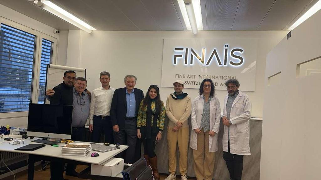 Andranik Ghazarian — Andranik Ghazarian with Dr Maha Abdulhalim Radwi of the University of Jeddah and the FINAIS team.